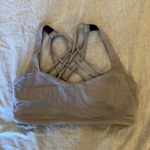 Free to Be wild Bra Lululemon Grey size 8